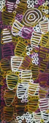 Awelye Atnwengerrp by Minnie Pwerle, Acrylic on Canvas, sold May 2025