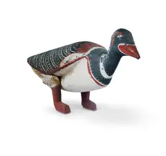 Wood Pigeon' Melville Island by Sugarbag Katipi Wonammeri, c.1958, Natural Earth Pigments on Wood, sold May 2025