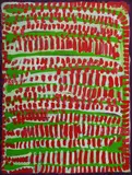 Lorna Fencer Naparrula, Water Dreaming, Lajamanu, NT, Acrylic on Canvas