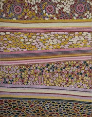Untitled by Lyndsay Bird Mpetyane, 1994, Acrylic on Canvas, sold May 2025