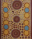 Joy Maxwell Nampijinpa, Secret Women's Business, 2016, Acrylic on Linen