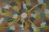 Dick Lechleitner Tjapanangka, Karnparrka, Centipede Dreaming, c.1987, Acrylic on Canvas