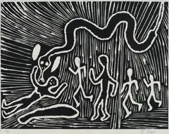 Jimmy Kurtnu Pike, Ngalyawiltirr, 1985, S/Print 13/75