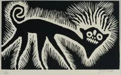 Jimmy Kurtnu Pike, Kunyarr (Magic Spirit Dog), 1985, S/Print 43/120