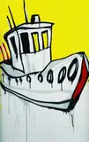 Jasper Knight, Leave a Light on For Me, 2011, Enamel & Acrylic