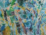 Roy Churcher, Northern Waterhole, 1985, Museum of Contemporary Art, Brisbane, verso