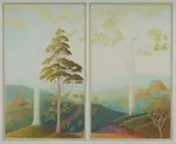 Gordon Fitchett, Sunset Road, 1981, Colour Pencil