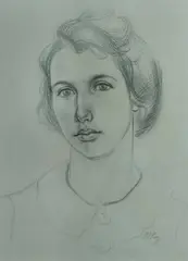 Lyle by Adelaide Elizabeth Perry, c.1943, Pencil, sold Mar 2025