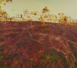 John Olsen, Honeyeaters and Grevilleas, 2000, Oil on Canvas