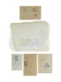 William Dobell, (5), Four Sheets on Figure Studies, and Landscape on Tissue Paper