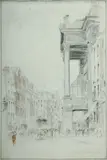 Ellis Silas, Covent Garden, 1925, Pencil & Crayon