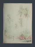 Ellis Silas, Samurai, Papua, 1921, Colour Pencil
