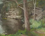 Joshua Smith, Lane Cove River Park, NSW, 1988, Oil on Canvas on Board