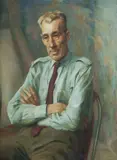 Joshua Smith, Gallery Attendant McSweeney, 1963, Oil on Board