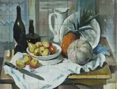 Joshua Smith, Still Life in Miniature, c.1938, Oil on Paper