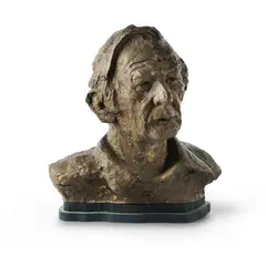 Joshua Smith, Olaf Ruhen [Author], 1979, Fibreglass, Bronze Paint & Patination on Painted Wooden Base
