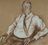 Joshua Smith, Dave Hartwell (friend of the artist), 1960s, Pastel & Chalk