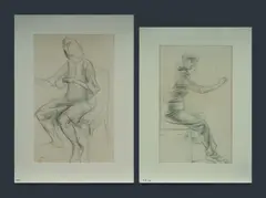 (2) by Joshua Smith, Pencil (2), sold Mar 2025