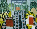 Joe Frost, Denistone Station 3, Oil on Plywood