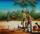 Max Mannix, Ned Kelly Country, Oil on Canvas on Board