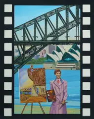 One Fine Day, Ms Cossington-Smith Had the Vision by Stephen Kaldor, Acrylic on Canvas, offered Dec 2024