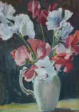 J. Noel Kilgour, Still Life with Jug, Oil on Board