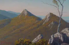 David Brayshaw, Sugarloaf Peak, Cathedral Range, Victoria, Oil on Canvas on Board