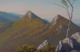 David Brayshaw, Sugarloaf Peak, Cathedral Range, Victoria, Oil on Canvas on Board