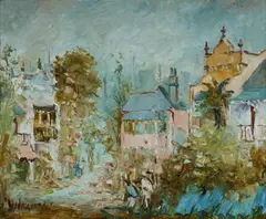 Wilmotte Williams, Pink Paddington, Oil on Canvas Board