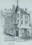 Cedric Emanuel, Old Globe Hotel, The Rocks, Sydney, Pencil