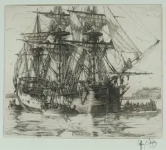 Geoffrey C Ingleton, Endeavour, Etching
