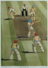 James Willebrant, Hook to the Boundary, 1984, Coloured Etching A/P