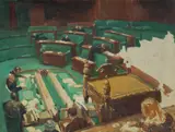 William Dargie, House of Representatives Chamber, Parliament House, Canberra, Oil on Canvas