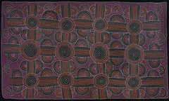 Lyndsay Bird Mpetyane, Mulga Seed, Men's Dreaming, 1993, Acrylic on Canvas