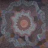 Pansy Napangardi, Storm Dreaming, 1996, Acrylic on Linen