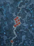 Gabriella Possum Nungarrayi, Seven Sisters - Milky Way (Yiwirra Jukurrpa) Dreaming, 1977, Acrylic on Canvas