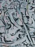 Flute Player by Prince Tjok[orda] Raka Kerthyasa, 1988, Gouache on Paper on Board, sold Dec 2024