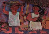Fond of Things by Roger San Miguel, Oil on Canvas, sold Dec 2024