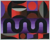 John Coburn, Maquette for Tapestry 'Drum Beat
