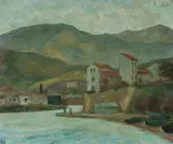 Rupert Bunny, Fishing Village, Le Lavandou, South of France