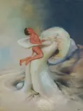 James Gleeson, Destiny, Oil on Board