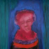 Sidney Nolan, Woman, Oil on Board