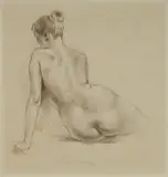 Nora Heysen, Nude, 1957, Conte