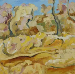 Luke Sciberras, Along the Bed, 2006, Oil on Board
