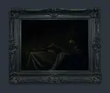 Leslie Rice, Recomposition, 2009, Presented in black ornate frame under Optium museum acrylic as specified by the artist