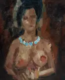 Francis Lymburner, The Welsh Girl, c.1959, Oil on Canvas