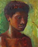Margaret Olley, Study of a Boy, New Guinea
