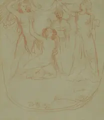Charles Conder, Untitled, Conte