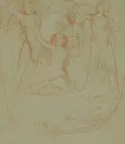 Charles Conder, Untitled, Conte