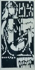 Guy Edward Grey-Smith, Seated Nude, 1978, Woodcut A/P